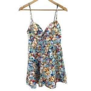 Oboe Women's Floral Mini Dress Size Large